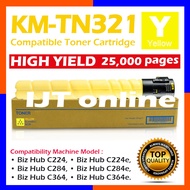 TN321Y YL Compatible Konica Minolta BizHub TN321 TN 321 C224 C224e C284 C284e C364 C364e C 224 224e 
