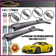Porsche 718 Cayman / Boxster [981/982] Year 2012+ Windshield Wiper BOSCH Aerotwin Plus Set (21/23")