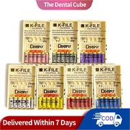 K-file Endo 6's/Box Dentsply Mallifer #15-40 21mm 25mm 28mm 31mm