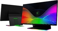 Razer Raptor 27" Gaming Monitor: WQHD (2560x1440) - IPS-Grade - 144Hz - 1ms Response - HDR 400 - NVIDIA G-Sync Compatible &amp; AMD FreeSync - Solid Aluminum Base Chroma RGB - 5 Flat Cables in Box