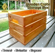 Wooden crate storage box, multi-purpose Wooden crate box
