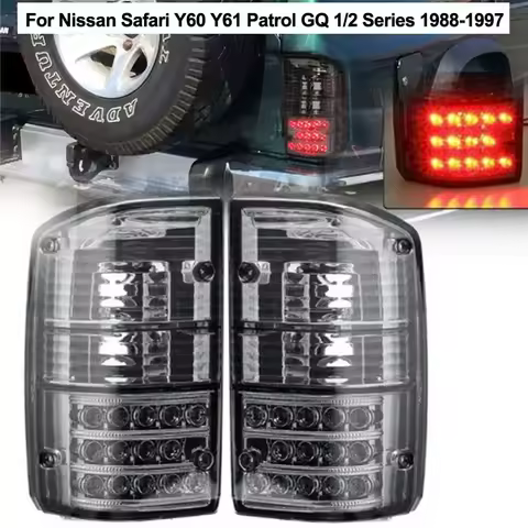 2pcs Left/Right LED Rear Tail Light Brake Lamp For Nissan Safari IV Y60 Y61 Patrol GQ 1/2 Series 198