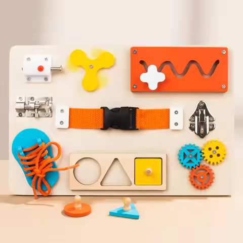 Children's Fun Busy Board: Develop Life Skills, Structural Thinking Training, Play and Learn at the 