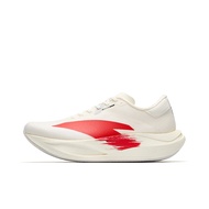 ANTA Zone 2 Heart Rate SE Running Shoes Mens Low Top Ivory White/Fish Tail Red 912645529-4