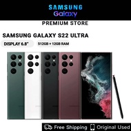 Original Used Samsung Galaxy S22 Ultra 5G 512GB + 12GB RAM 108MP 6.8 inches Android Handphone Smartphone