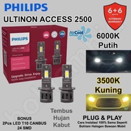 Philips Ultinon Access H3 Car Led White, WeatherVision 3500K Yellow