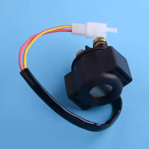 Go-Kart Scooter Moped Starter Relay Solenoid Fit for GY6-125 50cc 70cc 90cc 110cc 125cc 150cc 200cc 