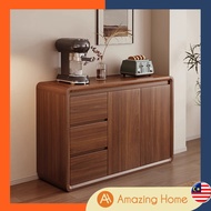 AmazingHome Wooden Sideboard Kitchen Cabinet Storage Shelf Room Divider Living Room Cupboard Dining 