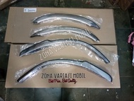 List Fender Trim Fender Atas Ban Mobil Daihatsu Taruna Short Chrome Stainless Tebal