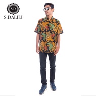 (Local Seller) S.DALILI Kemeja Batik Lelaki Lengan Pendek Short Sleeve Shirt