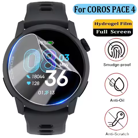 Hydrogel Film For Coros Pace 4 Waterproof Anti-Scratch Soft Screen Protectors For Coros Pace 3 Smart