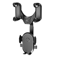 Car MIRROR CLIP PHONE HOLDER - 360 DEGREE ROTATION MIRROR PHONE HOLDER - CAR REARVIEW MIRROR MOUNT, 