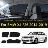 Car curtain sunshade For BMW X4 F26 2014-2019 Car Window SunShade Shield Front Windshield Rear Side 