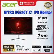 ACER NITRO KG240Y X1 24.5" GAMING MONITOR(IPS FHD/1MS Response rate/200Hz Refresh rate/AMD FREESYNC)