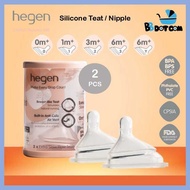 [ 100% Original ] Hegen Puting Bottle Replacement Teat / Nipple ( Extra Slow / Slow / Medium / Fast 