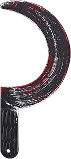Skeleteen Bloody Sickle Weapon Prop - Fake Zombie Costume Accessories Bloody Weapons Knife Props