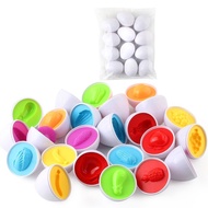 【TS】Puzzle Egg Shape Toy for 3-5 Years Old Kids Toy Early Learning Baby Toy Puzzle Education Mainan