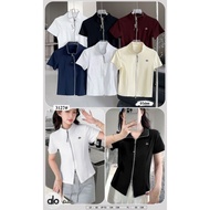 3127ALO DOUBLE ZIPP T-SHIRT/ ALO SHORT T-SHIRT/ IMPORTED ZIPP T-SHIRT