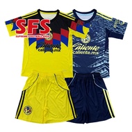 【SFS】 2025-26 America Jersey Football Soccer Jersey Kid and Adult  Kit（Top+shorts）