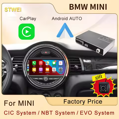 Wireless CarPlay Box For BMW MINI CIC NBT EVO System 2011-2021 Car Play Android Auto Mirror Front Ca