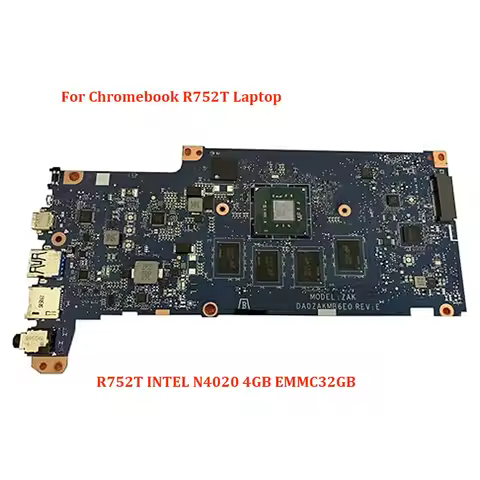 Laptop Motherboards for Acer Chromebook R752T INTEL N4020 4GB EMMC 32GB Notebook Motherboard NB.H911
