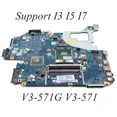 For ACER aspire V3-571 E1-531 E1-571G V3-571G E1-571 Laptop Motherboard Q5WVH Q5WV1 LA-7912P With HM