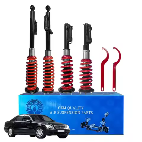 Tech Master 2203202438 Air Suspension For Mercedes W220 Coil Spring Shocks S350 S400 S500 Coilover S