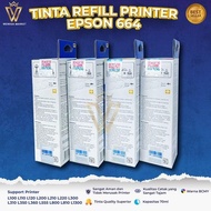 Tinta Epson 664 For Printer L120 L210 310 L360 Dus Baru