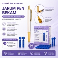 Pen Bekam Silver High Quality Blood (3 Pin) Lancet 三头采血笔 Pen Bekam 3 Mata