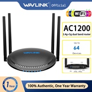 WAVLINK AC1200 Dual Band WiFi Router Wireless Internet Router for Home and Gaming with Gigabit Ether