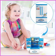 Mini Fridge Toy Miniature Kitchen Refrigerator Play House Toy with Lighting Portable Mini Food Fridge Toys shinsg shinsg