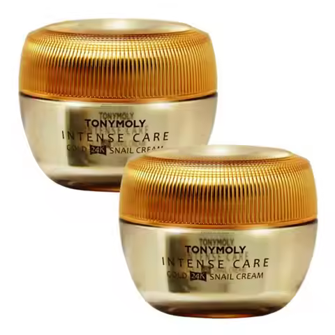 TONYMOLY INTENSE CARE GOLD 24K SNAIL CREAM x2