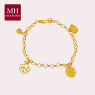 MH 916 GOLD BABY CHINESE ANKLET