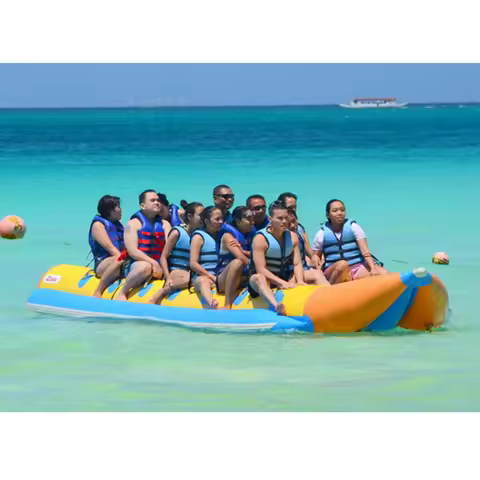 Beach Inflatable Water Play Equipment, Cheap Inflatable Fly Fish Banana Boat