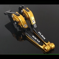 สำหรับ Honda Click 160 Click160 ABS 2021-2024ชุดอุปกรณ์เสริมคันเบรคขาปล่อยคลัตช์ปรับได้คันป้องกัน HA