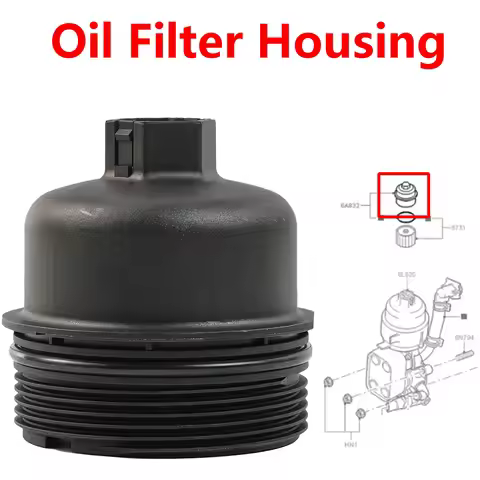 For Fiat Ducato Punto Grande Punto Siena Scudo Qubo Panda Bravo Idea Oil Filter Housing Cover Cap Pl