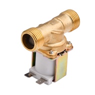 Aideepen G1/2" Normally Closed Brass Electric Solenoid Valve N/C 12V 24V 220V Water Air Inlet Flow S