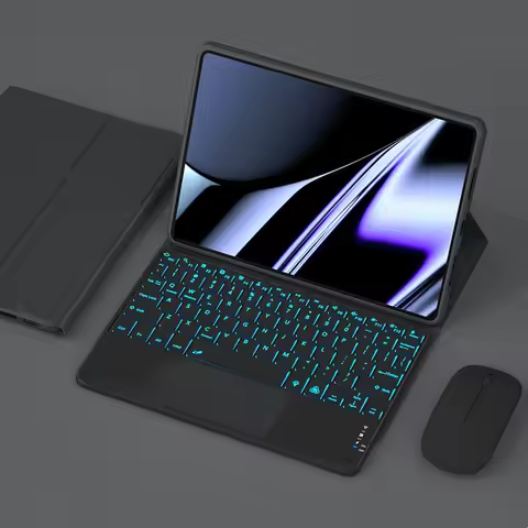 Touchpad Keyboard Case for OPPO Pad 4 Pro 13.2 inch 2025 Tablet Cover 7-Color Backlight TrackPad Key