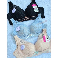 FELANCY FULL CUP WIRELESS BRA LACE FOAM NORMAL SHAPE UP BH NON WIRE WIRELESS 073-02089B