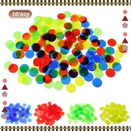 [tdraoy] 100Pcs Professional Bingo Game Chips Counting Bingo Chips - Plastic, 1.5cm
