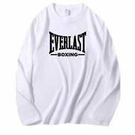 VIRAL EVERLÅST B0XING UNISEX LONG SLEEVE T-SHIRT 100%COTTON XS-5XL PREMIUM QUALITY 200GSM