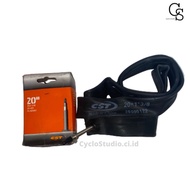 Bicycle Inner Tube 20x1 3per8 3/8 CST Presta Valve FV 60mm 6cm