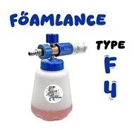 MESIN DAZ AUTOCARE FOAMLANCE JET CLEANER GEN F4 SNOW BOTTLE PACKAGE With M14 & F14 CONNECTOR Suitabl
