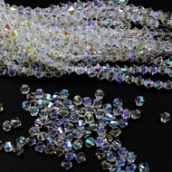 3mm/4mm/5mm/6mm/8mm Clear Crystal AB Crystal Bicone Bead for Jewelry Beading Accessories