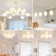 Lily Living Room Chandelier Cream Style Modern Minimalist Retro French Princess Bedroom Study Lamps