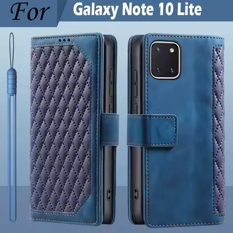 For Samsung Galaxy Note 10 Lite Case Magnetic Flip Wallet Book Flip Leathe Phone Cover For Samsung N
