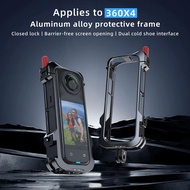 Camera Bracket for Insta360 X4 Housing for Insta 360 X4 Drop-Proof Aluminum Alloy Frame Camera Brack