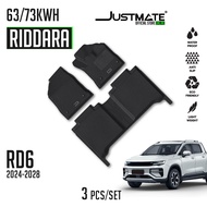JUSTMATE RIDDARA พรมปูพื้นรถยนต์ RD6 RWD 2024 - 2028