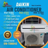 (KLUANG, JOHOR ONLY INSTALL)DAIKIN wifi 1.0HP-2.5HP R32 AIR CONDITIONERS NON INVERTER FTV-P SERIES