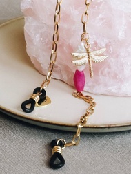 澳洲Sunny Cords 金色小蜻蜓 帽鍊|眼鏡鍊|口罩鍊|air pods鍊